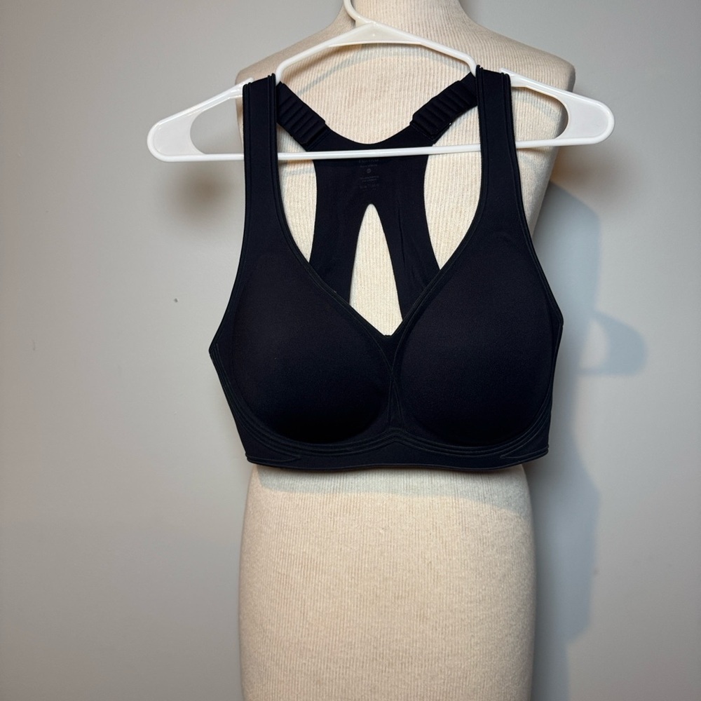 Fanka Sleek Black Racerback Bra superior support